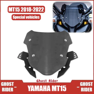 Dành Cho Xe YAMAHA MT15 MT125 2018-2022 Xe Máy Sửa Đổi Kính Chắn Gió Màn Hình Gió Máy Lọc Gió