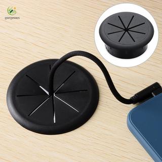 ⭐GROUS⭐Effective Cable Management Solution Desk Cord Grommet Wire Hole Cover 60MM White