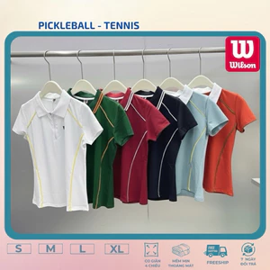 Áo thể thao nữ, áo polo nữ hàng quảng châu chuyên tập gym, pickleball, tennis