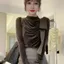Áo sơ mi nữ tay bồng và nơ kiểu Pháp, phong cách thu mới với thiết kế Hàn Quốc