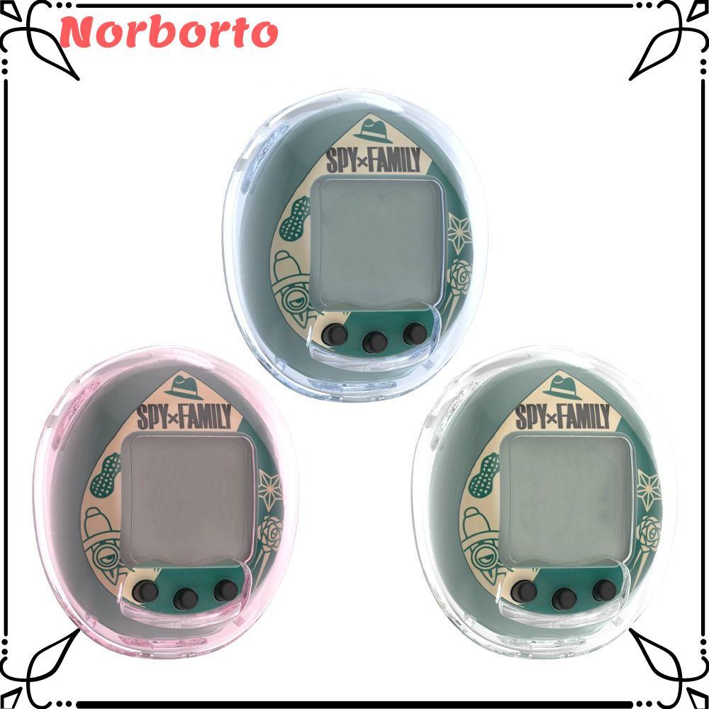 Bảo vệ NORBORTO, Vỏ cứng trong suốt PC pha lê, Vỏ chống trầy xước toàn diện chống bụi cho phụ kiện trò chơi thú cưng kỹ thuật số Tamagotchi Nano