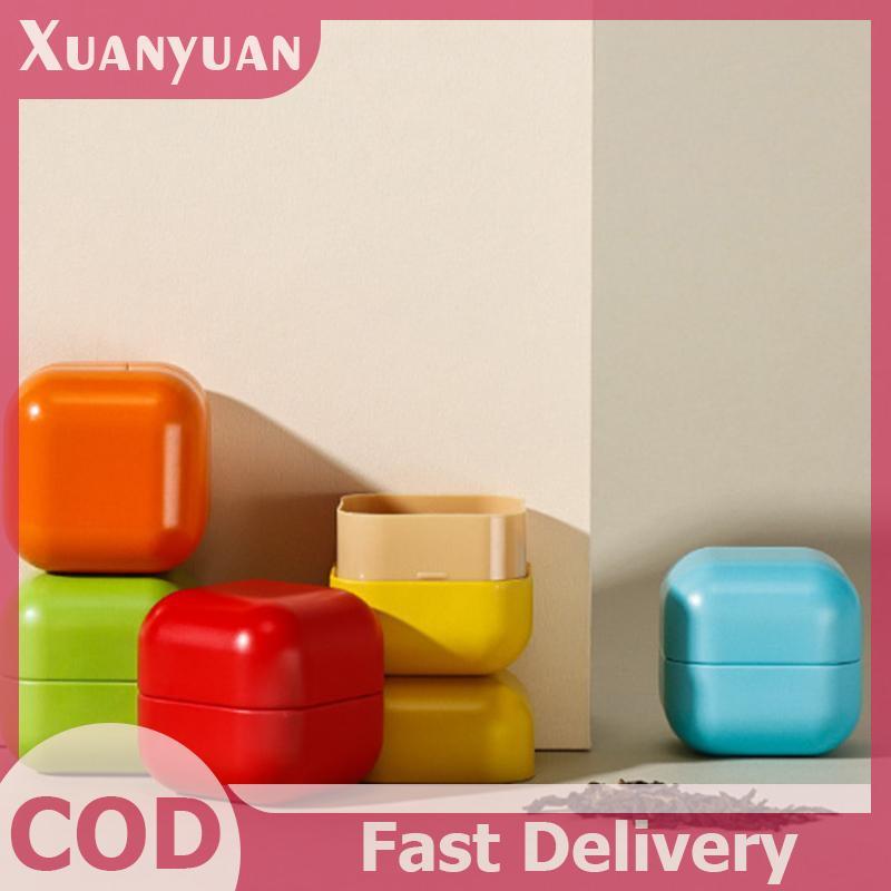 XUAN Di Động Màu Trơn Hộp Thiếc Trà Kín Lọ Bao Bì Hộp Trang Sức Kẹo Bảo Quản Nhỏ Có Thể Đồng Xu Bông Tai Tai Nghe Hộp Quà Tặng VN