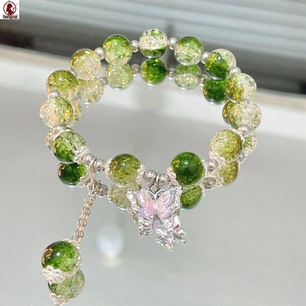 Vòng tay bướm đính hạt lấp lánh, dễ điều chỉnh, phù hợp cho nữ và bé gái dùng trong các bữa tiệc và hàng ngày