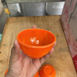 Bộ 5/10 Chén Chè Cam Cao Cấp – Nhựa Melamine Bền, Chống Vỡ, Phù Hợp Gia Đình & Nhà Hàng