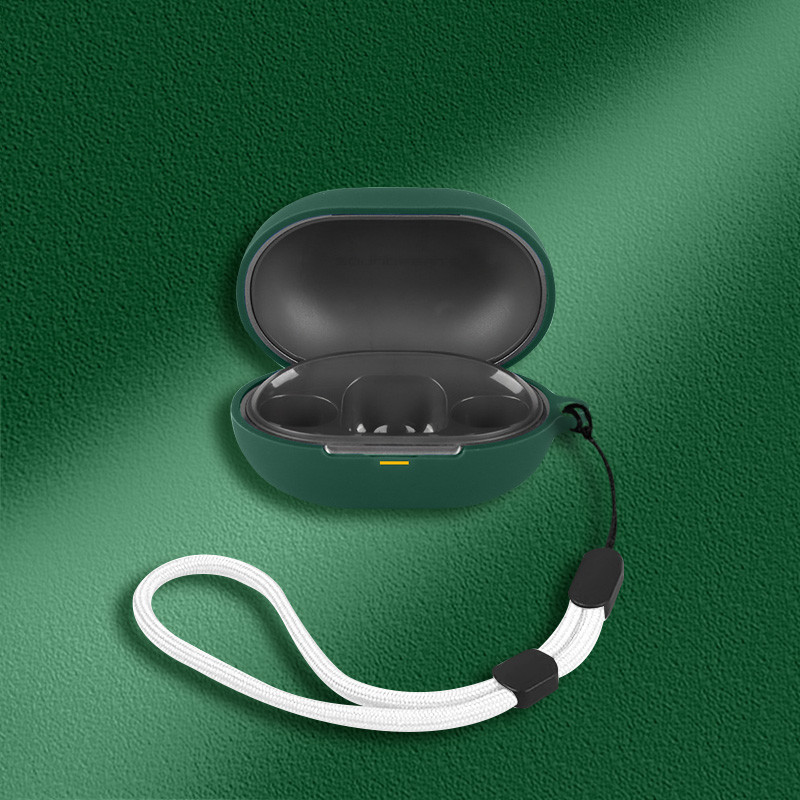 Cho SoundPEATS Clip 1 Vỏ Tai Nghe Silicon Bảo Vệ Chống Sốc Tay Mềm Màu Trơn Vỏ Tai Nghe Có Thể Giặt Được Bảo Vệ Tai Nghe Có Dây Buộc