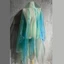 SA Gradient Organza Vải 50x140cm Màu kim loại Vải tuyn thoáng khí Sheer Dệt