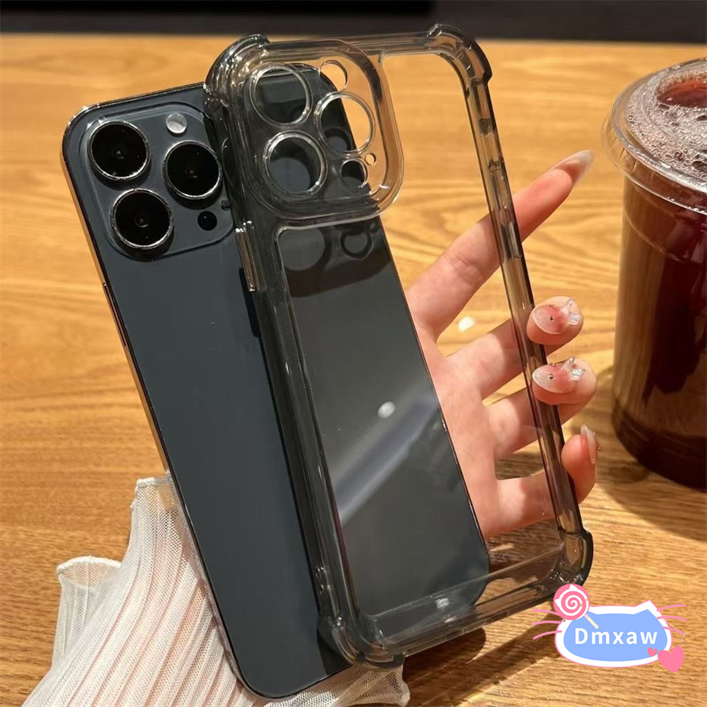 Ốp Điện Thoại Trong Suốt Cho Xiaomi 15 14T 14 13 12 12S 12X Mi 11 10T 10 10S Lite Ultra Civi 5 4 Pro 3 2 Mix 4 5G 4G Vỏ Sang Trọng Chống Sốc Trong Suốt Ốp Lưng Mềm