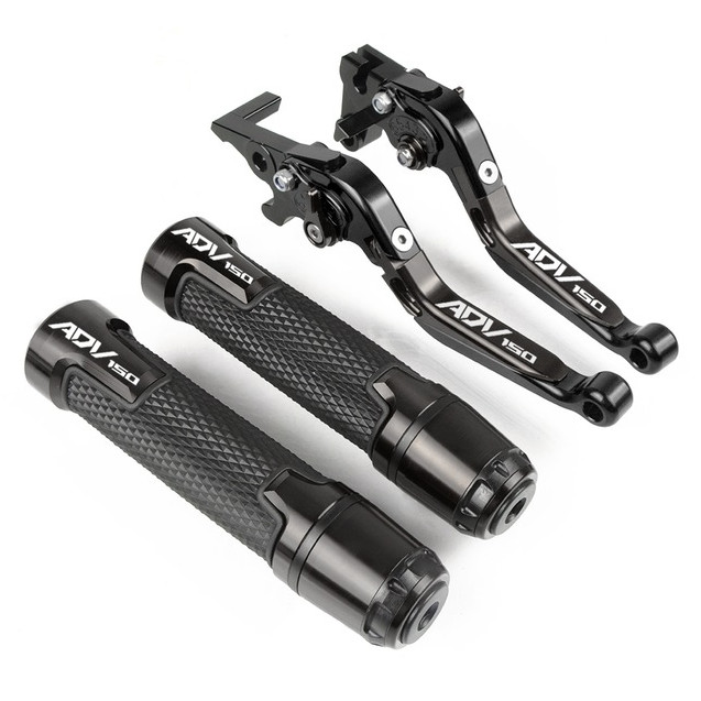 Dành Cho Xe HONDA ADV150 2019-2023 Sửa Đổi Hợp Kim Nhôm CNC 6 Tầng Có Thể Điều Chỉnh Có Thể Gập Lại Phanh Ly Hợp Đòn Bẩy Với Tay Cầm Tay Cầm Bộ Keo Phụ Kiện