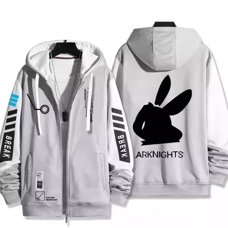 SY3 Arknights Amiya anime dây kéo Áo khoác Áo khoác XXS-6XL Unisex Top YS3