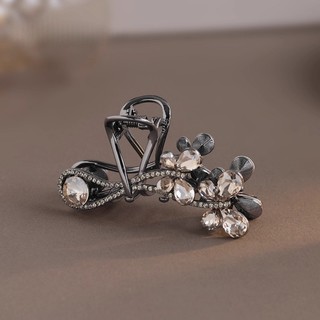 Kẹp bướm Mauropoli cao cấp, hợp kim cương giả và pha lê, phụ kiện tóc sang trọng
