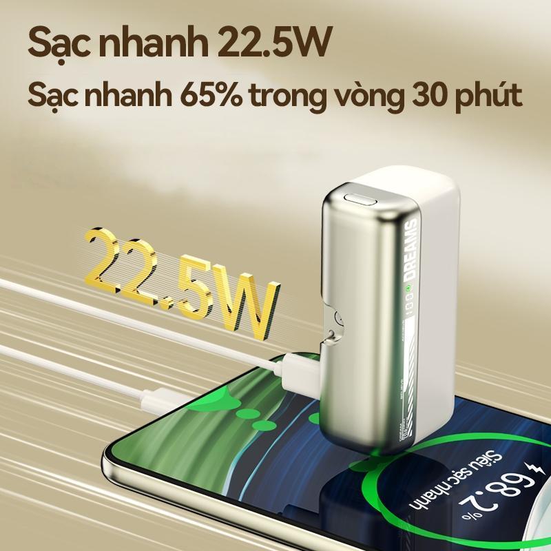 sạc dự phòng D021 Chính Hãng TAIPULING ,Củ Sạc có chứng nhận CCC,BH 12 Tháng