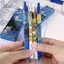 PlumHOUSE 4 Cái / hộp Hợp Thời Trang Van Gogh Tranh Sơn Dầu Báo Chí Bút Gel Mực Đen 0.5 Mm Bút Bi Văn Phòng Phẩm Bút Khô Nhanh Cho Sinh Viên VN