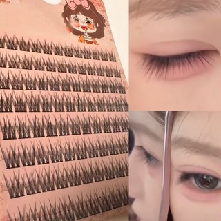 Ba kiểu đuôi cá cho bé Lông mi giả màu đen thẳng