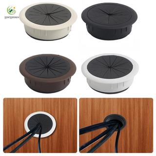 ⭐GROUS⭐Effective Cable Management Solution Desk Cord Grommet Wire Hole Cover 60MM White