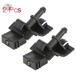 Vòi phun nước rửa kính chắn gió bên ngoài màu đen cho Camry Front 2 cái / bộ 48x24x27mm