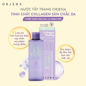 Nước tẩy trang thuần chay Orjena tinh chất Collagen săn chắc da 300ml