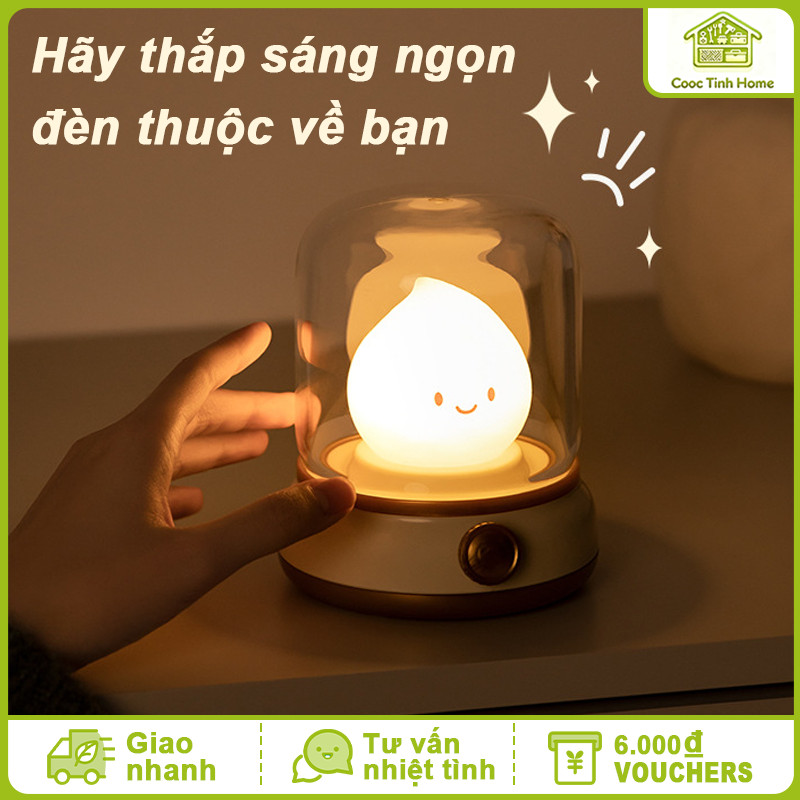Đèn Decor USB Hình Ngọn Lửa Calcifer Lamp – Đèn Ngủ, Đèn Bàn LED Mini, Trang Trí Nội Thất & Quà Lưu Niệm