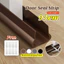 Thanh chèn chân cửa ngăn gió bụi côn trùng nhựa PVC, dùng được cho cửa mở quay có độ dày 3-5cm, khe hở không quá 2cm