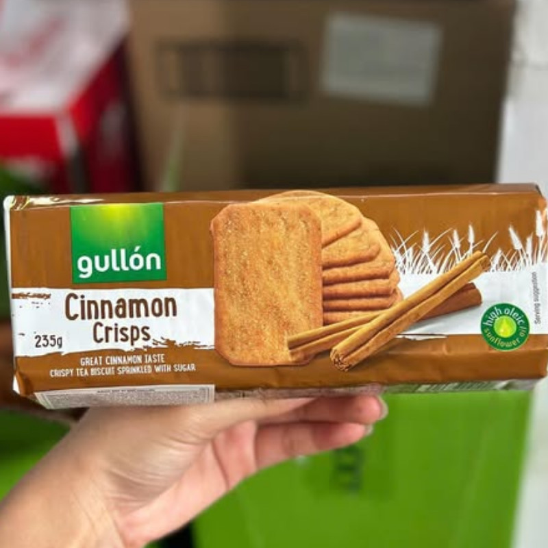 Bánh Quy Gullon Vị Quế Cinnamon 235g, Kết Hợp Giữa Độ Giòn Tan Và Hương Vị Quế Ấm Áp