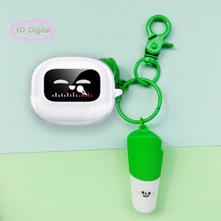 Dành Cho Ugreen EchoBuds Magic / T6 Magic Tai Nghe TPU Trong Suốt Vỏ Bảo Vệ Tai Nghe Vỏ Mềm Vỏ Bảo Vệ Tai Nghe Transpent Có Mặt Dây Chuyền