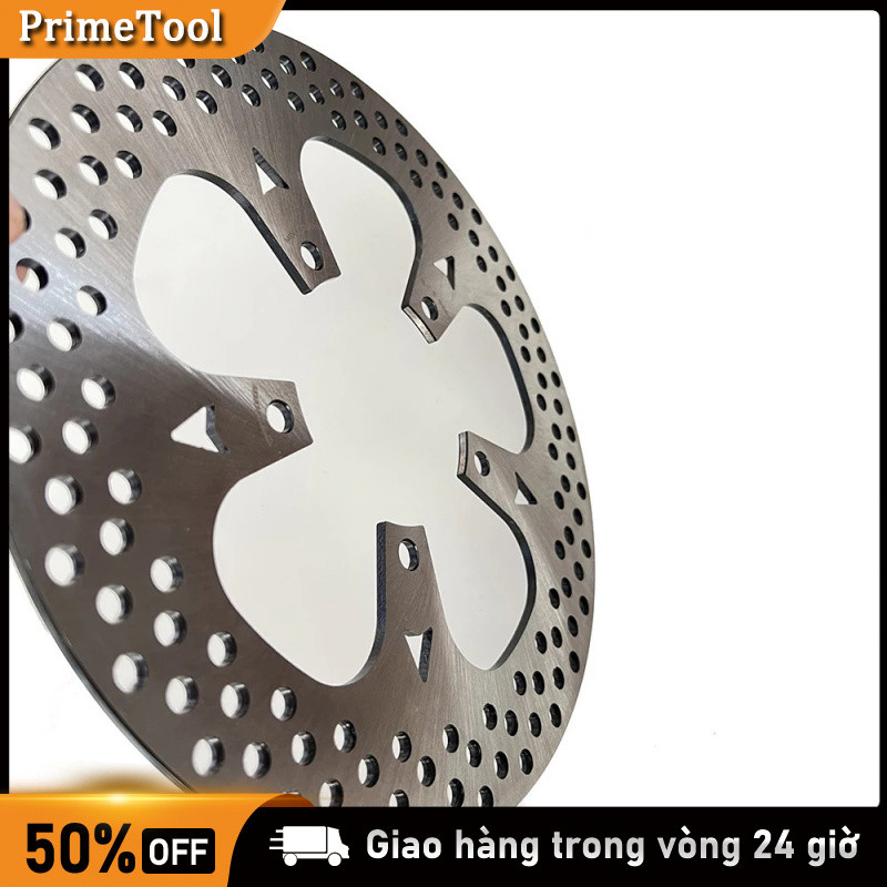 Đĩa phanh lỗ chất lượng 220mm cho xe điện - Tản nhiệt tốt, giảm suy giảm hiệu suất phanh