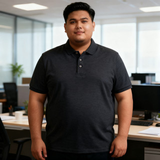 Áo sơ mi nam plus size từ 110 đến 175kg, chất liệu cotton dài tay phù hợp công sở hàng ngày