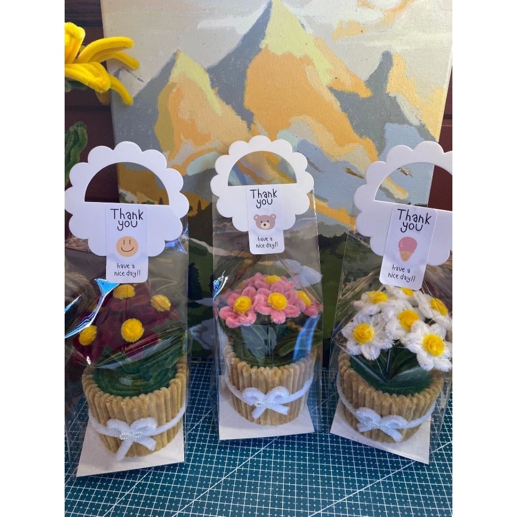 [HỎA TỐC HCM] 10 CÁI TÚI BÓNG KÍNH DÀY KÈM QUAI ĐỰNG HOA MINI ,CÂY THÔNG NOEL, CHẬU HOA MINI SIÊU XINH ANGIHOME