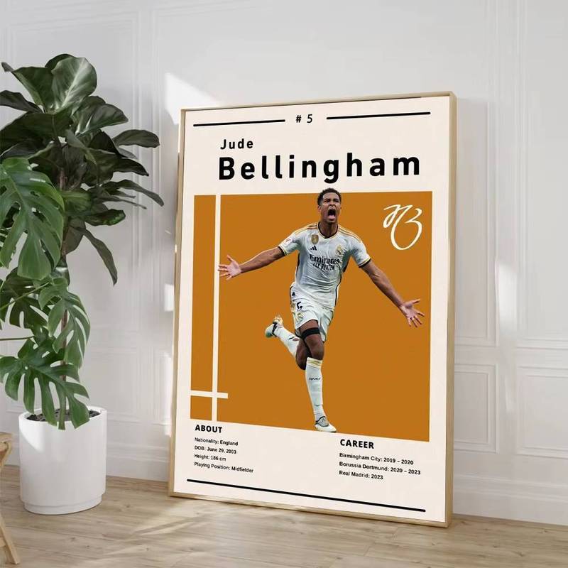 Thế Giới Nổi Tiếng Cầu Thủ Bóng Đá Ngôi Sao Bóng Đá R-Ronaldos Thể Thao Poster Tranh Canvas Bắc Âu Treo Tường Nghệ Thuật Hình Ảnh Nhà Bé Trai Trang Trí Phòng