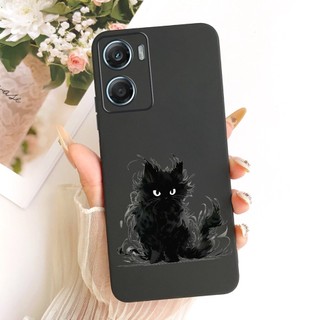 Ốp Lưng Mới Cho Motorola Moto G06 2025 Bao XT2535-1 XT2535-2 Mèo Hoạt Hình Mềm Màu Đen Vỏ Silicon Cho Moto G06 Điện Cản