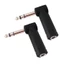 Treeling Professional 90°Góc phải 1 4Inch 6 35mm Bộ chuyển đổi âm thanh nổi nam sang nữ