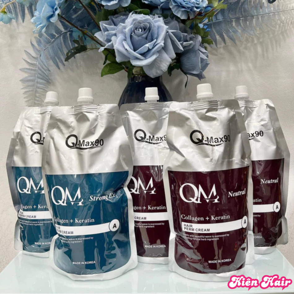 Thuốc uốn tóc Qmax90 cao cấp không quan tâm mềm hóa, được hỗ trợ kỹ thuật 24/7 | Trunghair