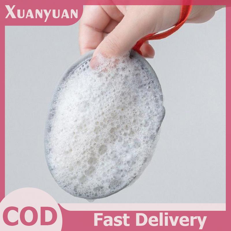 XUAN Tắm Làm Sạch Bọt Lưới Hai Mặt Túi Xà Phòng Tẩy Tế Bào Chết Toàn Thân Bọt Biển Phòng Tắm Lưới Xà Phòng Túi VN
