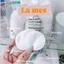 Bông tẩy trang LaMes 201 miếng 100% cotton tự nhiên mềm mịn siêu dai