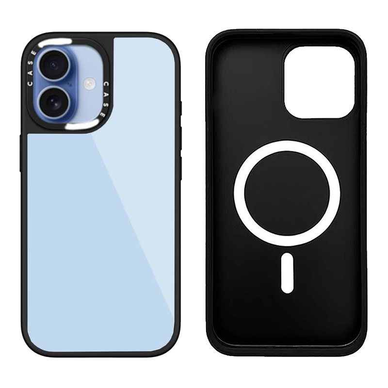 CASECASE X Tiffany Blue Series Glaze Chống Trầy Xước Từ Hút Ốp Lưng iPhone Cho IPhone 17 Air 16 15 14 Pro Max Plus Có Hộp Khắc logo
