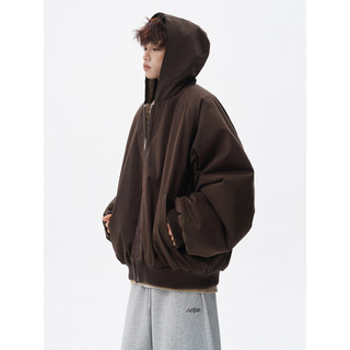 Áo khoác phong cách Harajuku Nhật Bản, độn cotton và lót lông cừu cho mùa lạnh