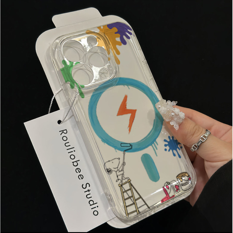 Ốp Lưng Điện Thoại Samsung Galaxy Note 20 Ultra S10 10 Plus Lite A56 A36 A26 A55 A35 M54 F54 M23 M60 Dễ Thương Snoopy Hoạt Hình Silicon Trong Suốt Bìa Mềm