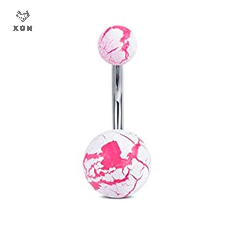 Nhẫn hình trái tim và rốn đầy màu sắc gợi cảm dành cho nữ, thích hợp cho trang phục đi biển