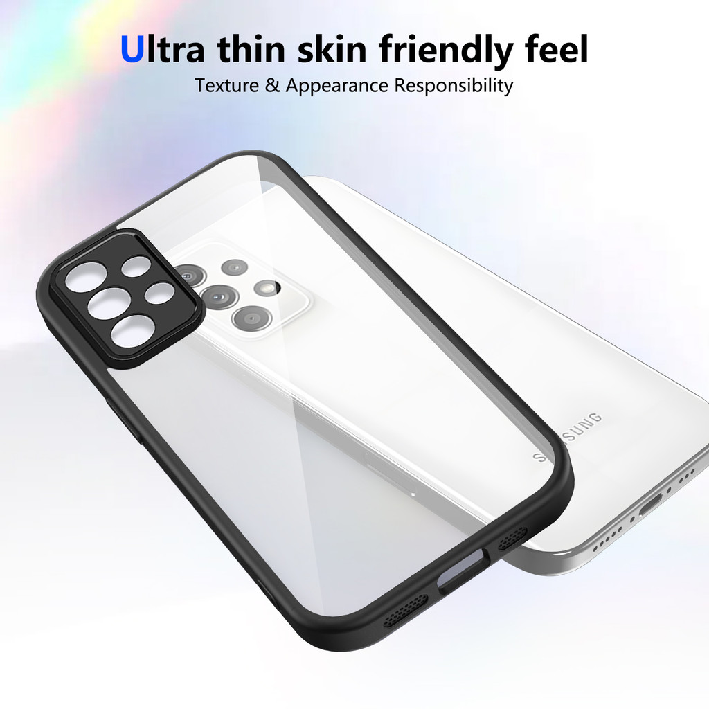 Ốp lưng Samsung A33 5G Vỏ trong suốt mờ thời trang cho Ốp điện thoại Samsung Galaxy A33 5G