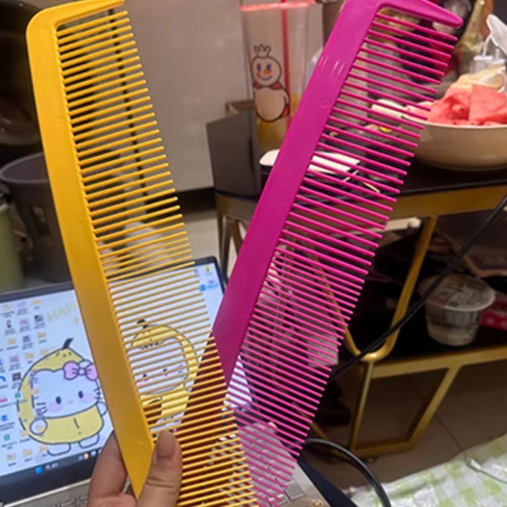 Lược chải tóc thẳng HAPPYNOOK, Massage gỡ rối tóc khổng lồ Lược khổng lồ, Quà tặng Lược massage bằng nhựa Đồ chơi giảm căng thẳng