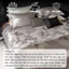 Bộ chăn ga gối Lụa Jacquard Cotton nhẹ nhàng MemMinbedding Luxury họa tiết kim sa phối hoa tinh tế - L41679