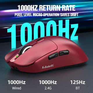 X11 Chuột không dây ba chế độ Chuột Bluetooth 12000 DPI Chuột chơi game Cảm ứng RGB Đế sạc từ tính BT / 2.4G / PAW3111 có dây