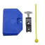 QEARY Trống Clapper, Dụng cụ hỗ trợ giảng dạy Chuông cổ vũ Bộ chuông trống, Nhựa màu xanh đỏ bền bỉ Giáo dục sớm Drum Jam Block Dụng cụ gõ