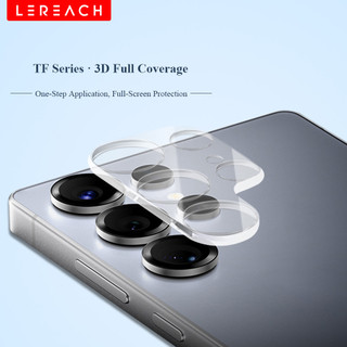 Kính cường lực Lereach Bảo vệ ống kính máy ảnh cho Samsung Galaxy S25 Ultra / S25 + / S25 Egde / S25 FE / S25 / S24 Ultra, Tự động dính