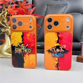 Thay đổi thành 17 series Art Collage One Piece Luffy Vỏ điện thoại từ tính cho iPhone 17 16 15 14 Pro Max