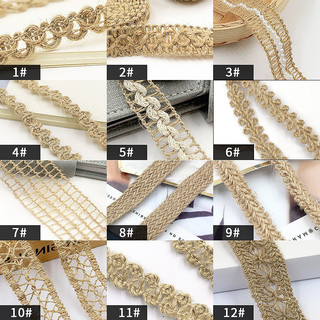 27 Kiểu Dây Gai Dây Ren DIY Handmade Phụ Kiện Ruy Băng Quần Áo Mũ Chất Liệu Giày Phụ Kiện Ren