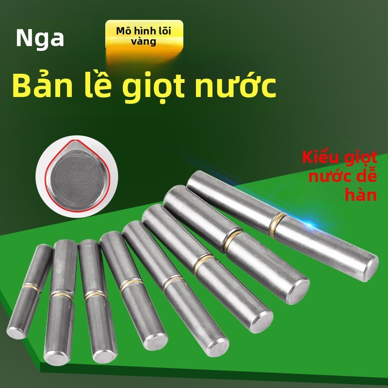 Nga Loại Giọt Nước Hình Đặc Biệt Bản Lề Hàn Điện Loại Lõi Vàng Chịu Lực Vòi Phun Bản Lề Không Chuôi Trục Cửa CPNW