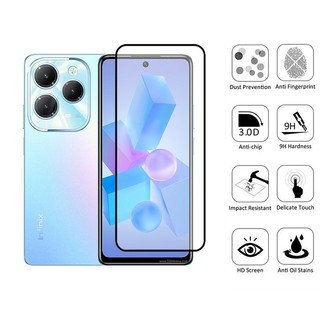 2 trong 1 Infinix Hot 40 Pro Free Fire Kính Cường Lực Bảo Vệ Màn Hình Cho Infinix Hot 60 60i 50i 50 Pro 40i 30 30i 4G & Phim Ống Kính Máy Ảnh
