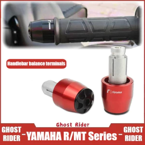 Dành Cho Xe YAMAHA YZF-R1 R3 R6 R15 R25 FZ1 MT07 MT09 XJR CNC Nhôm Tay Lái Thanh Cuối Trọng Lượng Kẹp Mũ Cân Bằng Cắm Phụ Kiện Xe Máy