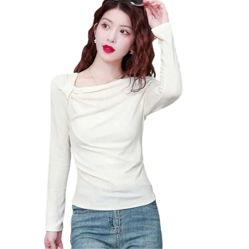 Áo Thun Nữ Dài Tay Bigsize ESHOP Thun Gân Ôm Body Dễ Thương Kiểu Đẹp Xinh Mùa Thu Đông MS531