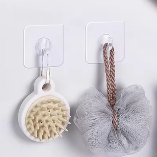 10 / 20 / 30 Cái Không Khoan Trong Suốt Chống Thấm Nước Móc Treo Tường - Móc Treo Bảo Quản Dính Mạnh Đa Năng